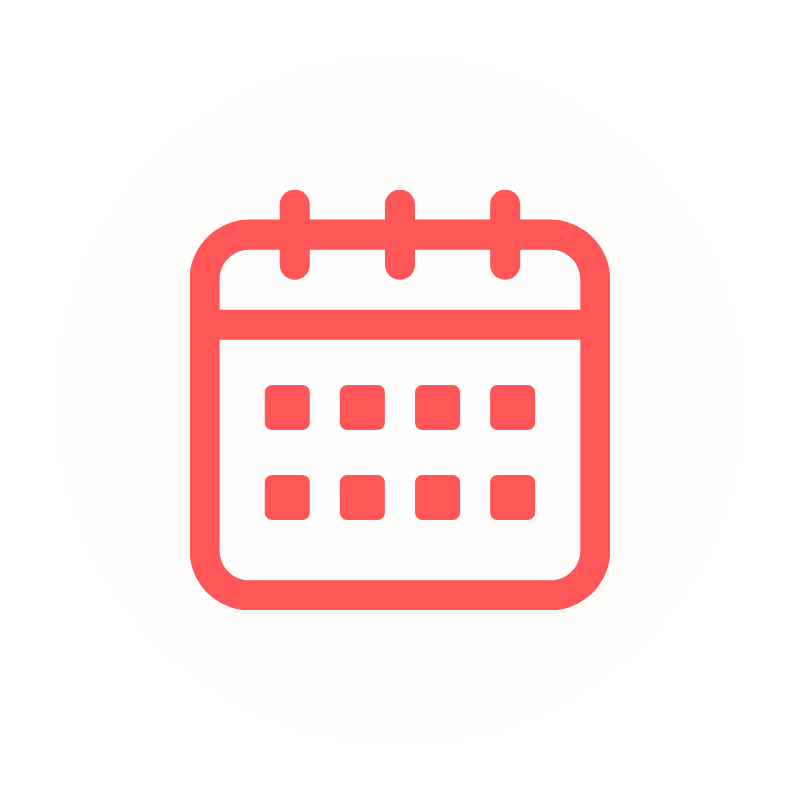 Icône de calendrier - disponibilité Céline Miguet