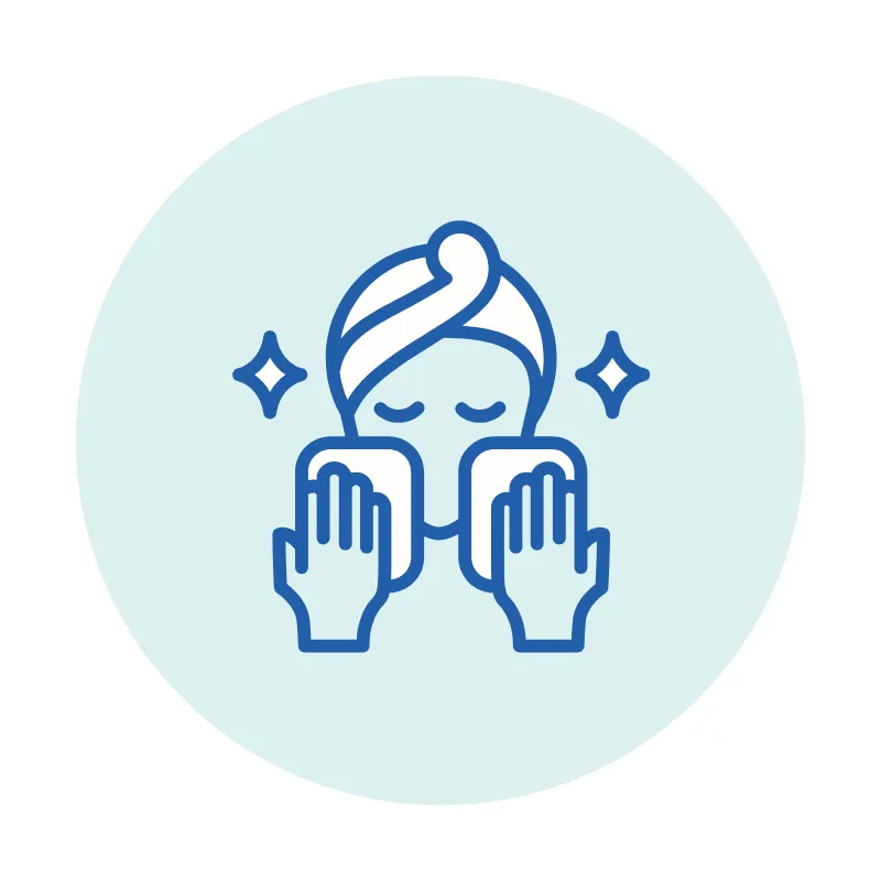 Icône de massage japonais et soin énergétique du visage